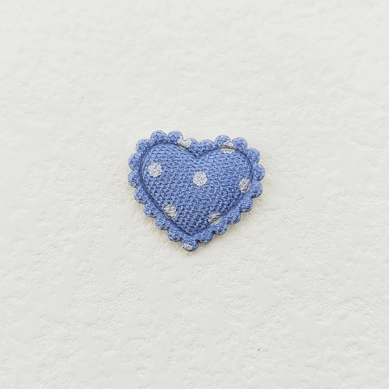 100 Stück 2,5x2,1CM Mini-Gitter-Herz-Applikationen zum Aufnähen auf Kleidung, Hüten, DIY-Kopfbedeckungen, Haarspangen, Dekorationszubehör – Detail 14