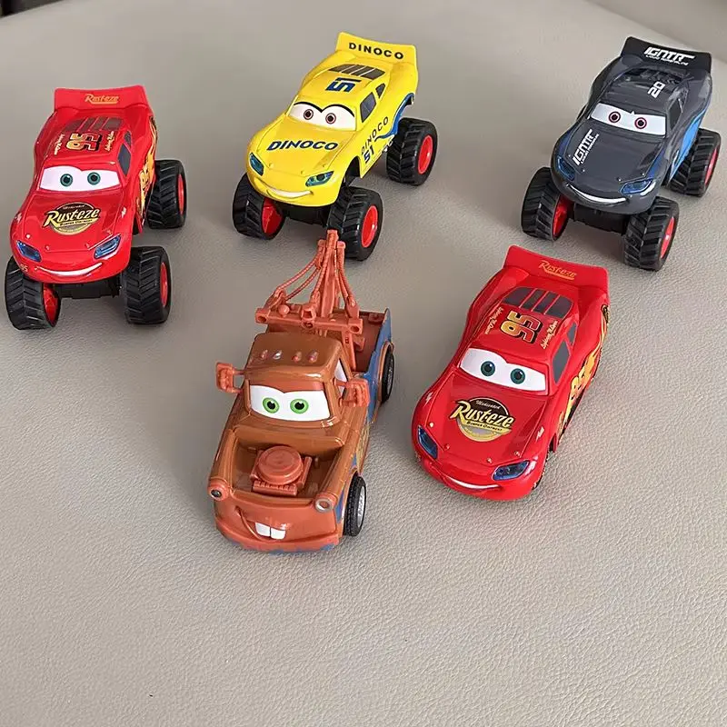 

Moose Pixar Cars 3 Lightning Mcqueen Big Wheels Uncle Truck Ramirez Storm Jackso Cruz Alloy Car Sound And Light Toys Gifts
