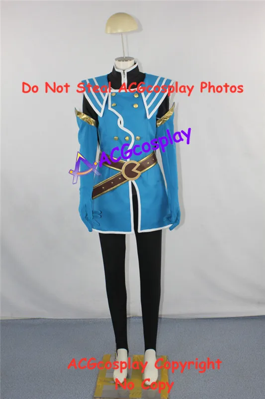 Tales of the Abyss Jade Curtiss Cosplay Costume acgcosplay Include Boots Covers