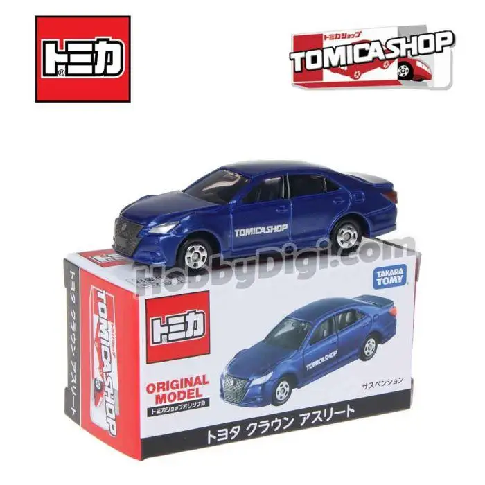 TAKARA TOMY Tomica Shop, оригинальная модель автомобиля из сплава Toyota Crown Athlete, реплика серии, рождественские подарки для детей, игрушки для мальчиков