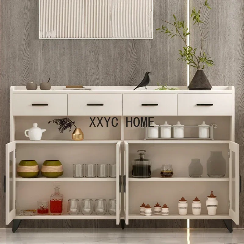 Sideboard Ultra-Thin 20cm Storage Cupboard Modern Tea Storage Cabinet Wine Cabinet