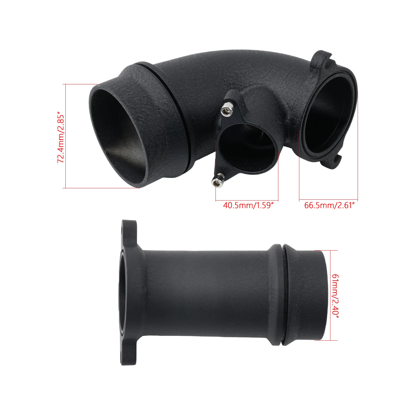 S58 Engine Turbo Inlet Elbows Pipe For BMW M2 M3 M4 G80 G82 G87 F97 F98 X3M LCI 2021