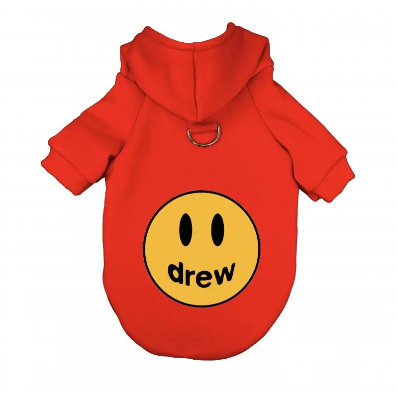 Pet New Trendy Brand Smiling Face Printed Hoodie Cat/dog Fashion Hoodie