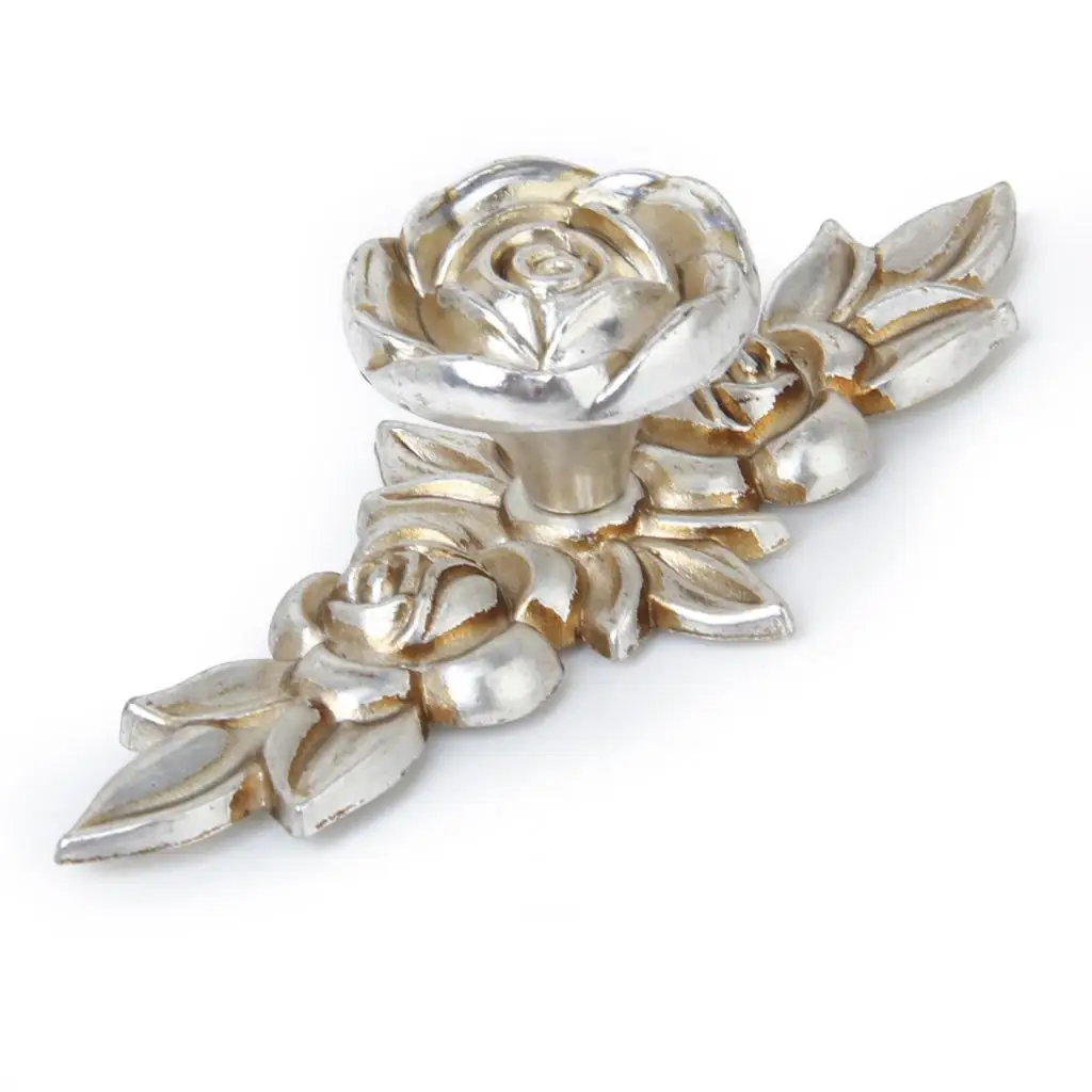 Vintage Style Cabinet Drawer Pull Handle Zinc Alloy Knob for Kitchen Cupboard Bedroom Furniture