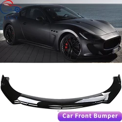 LAICY For Maserati Gran Turismo MC Car Front Body Bumper Spolier Lip Chin Diffuser Splitter Air Dam Kit Protector Guard Covers