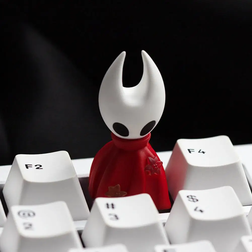 

Колпачок для клавиатуры The Hollow Knight, одинарный прозрачный персонализированный креативный колпачок для клавиатуры, механическая клавиатура, аниме, индивидуальный подарок ESC