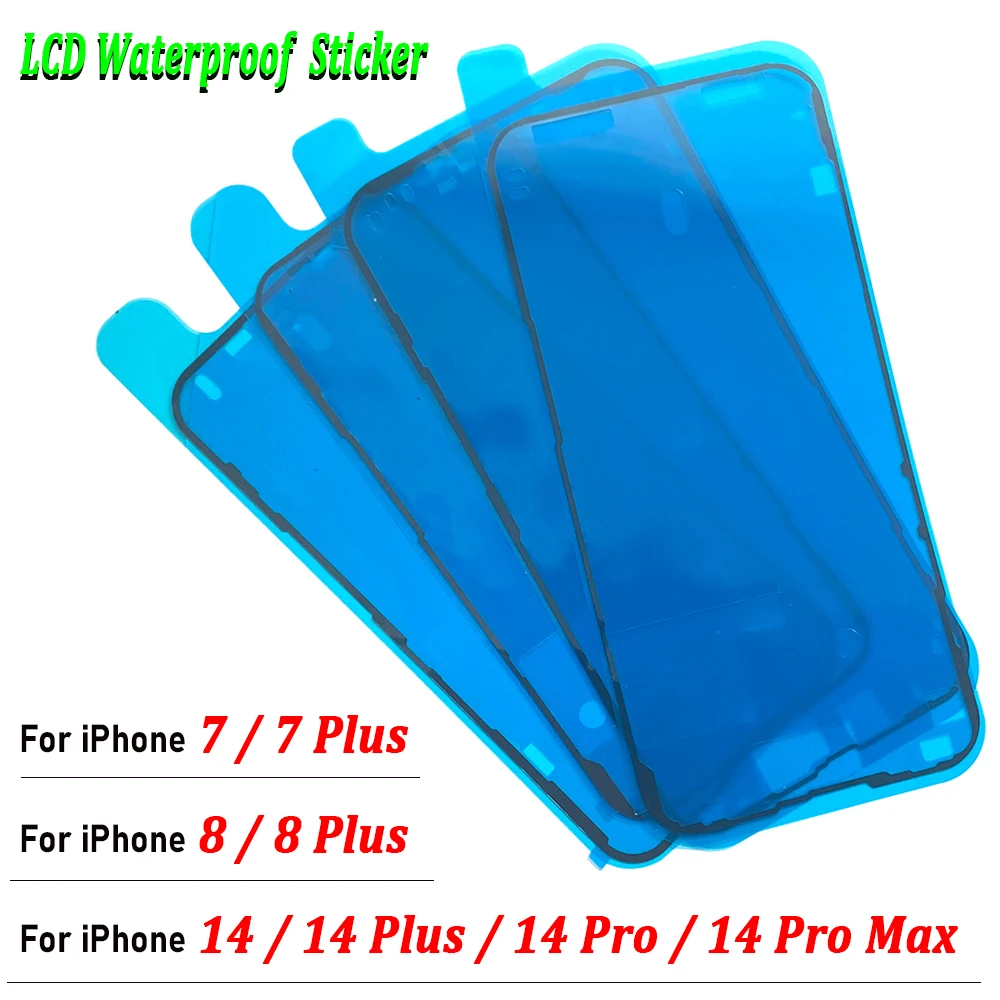 NEW For iPhone 7 Plus / 8 Plus / 14 Pro Max 15 Pro Waterproof Adhesive Sticker LCD Display Frame Bezel Seal Tape Glue Adhesive