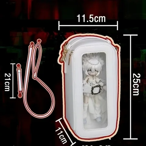 Кейс для мини-кукол BJD 1/12 из искусственной кожи