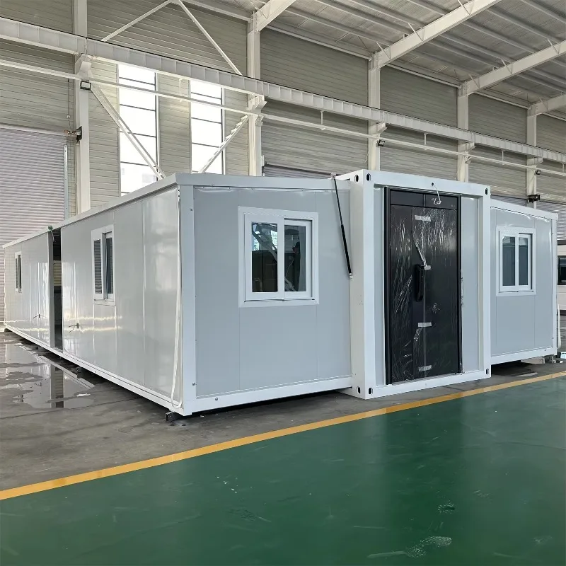 Prefabricated Tiny House 40Ft 20Ft Container Expandable House Steel Structure Prefab Light Steel Movable Home Warehouse Storage