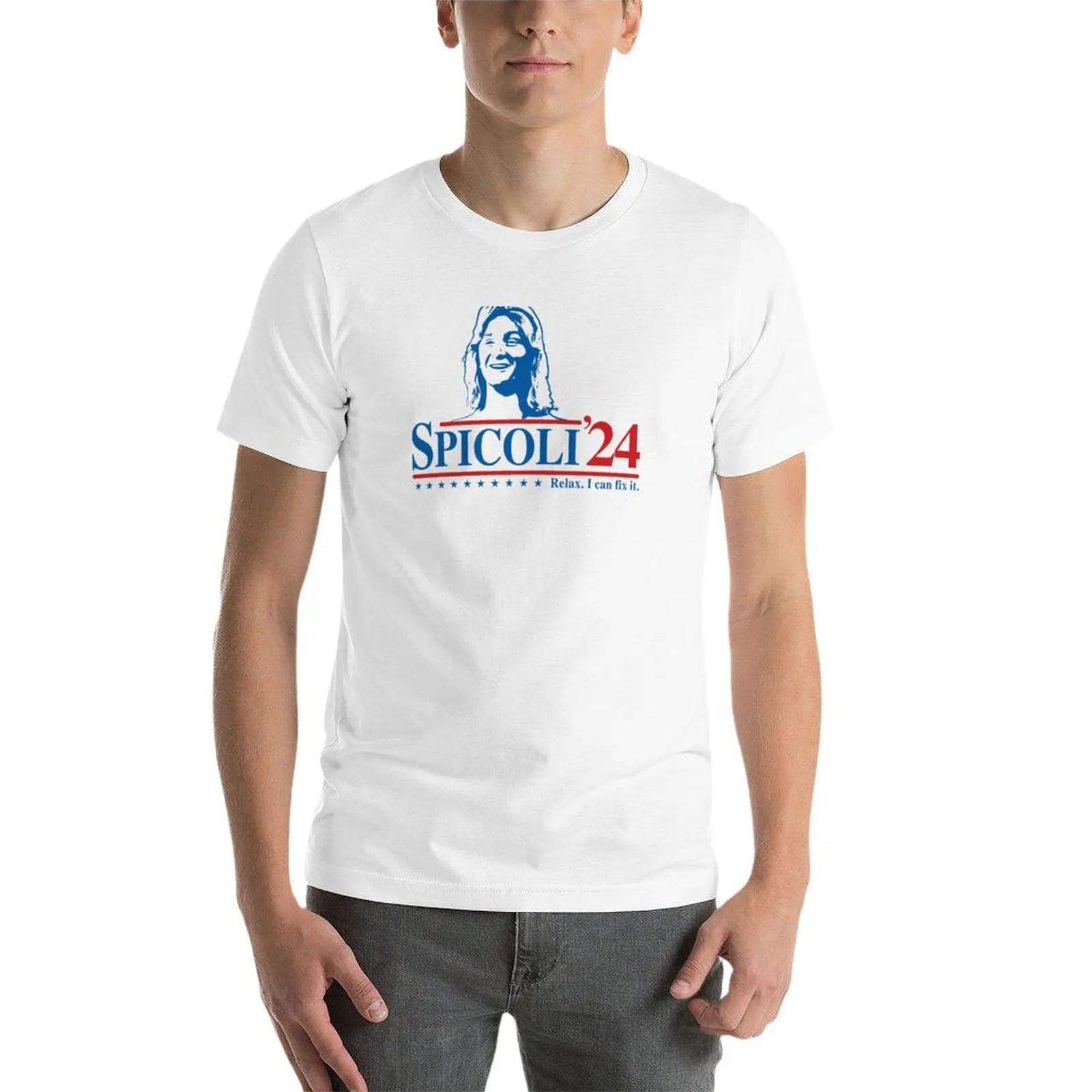 T-shirt de Jeff Spicoli masculina, t-shirt gráfica curta, roupa hippie, roupa masculina, novo, 2024