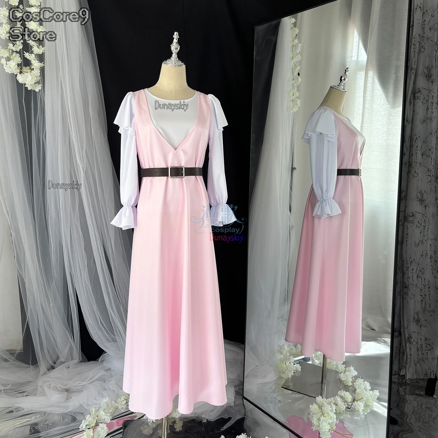 Anime les fleurs parfumées fleurs avec dignité Cosplay Waguri Kaoruko costume quotidien ssirobe rose dame femme tenue d'halloween