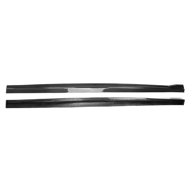 Carbon Fiber Side Body Skirts Kit Lip  Extension For A7 Sline S7 2019 2020 2021