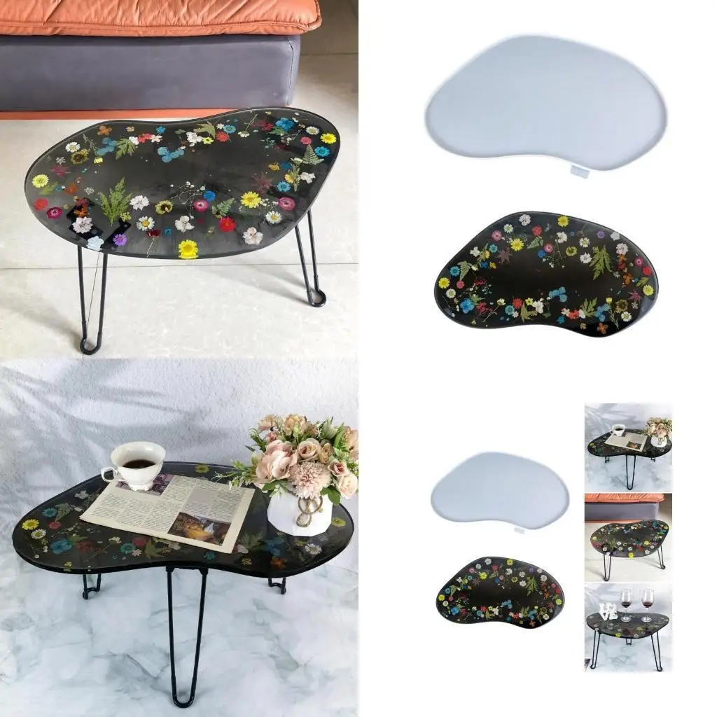 

J78F Irregular Small Table Molds Perfect for Crafts Cutting Board and Desktop