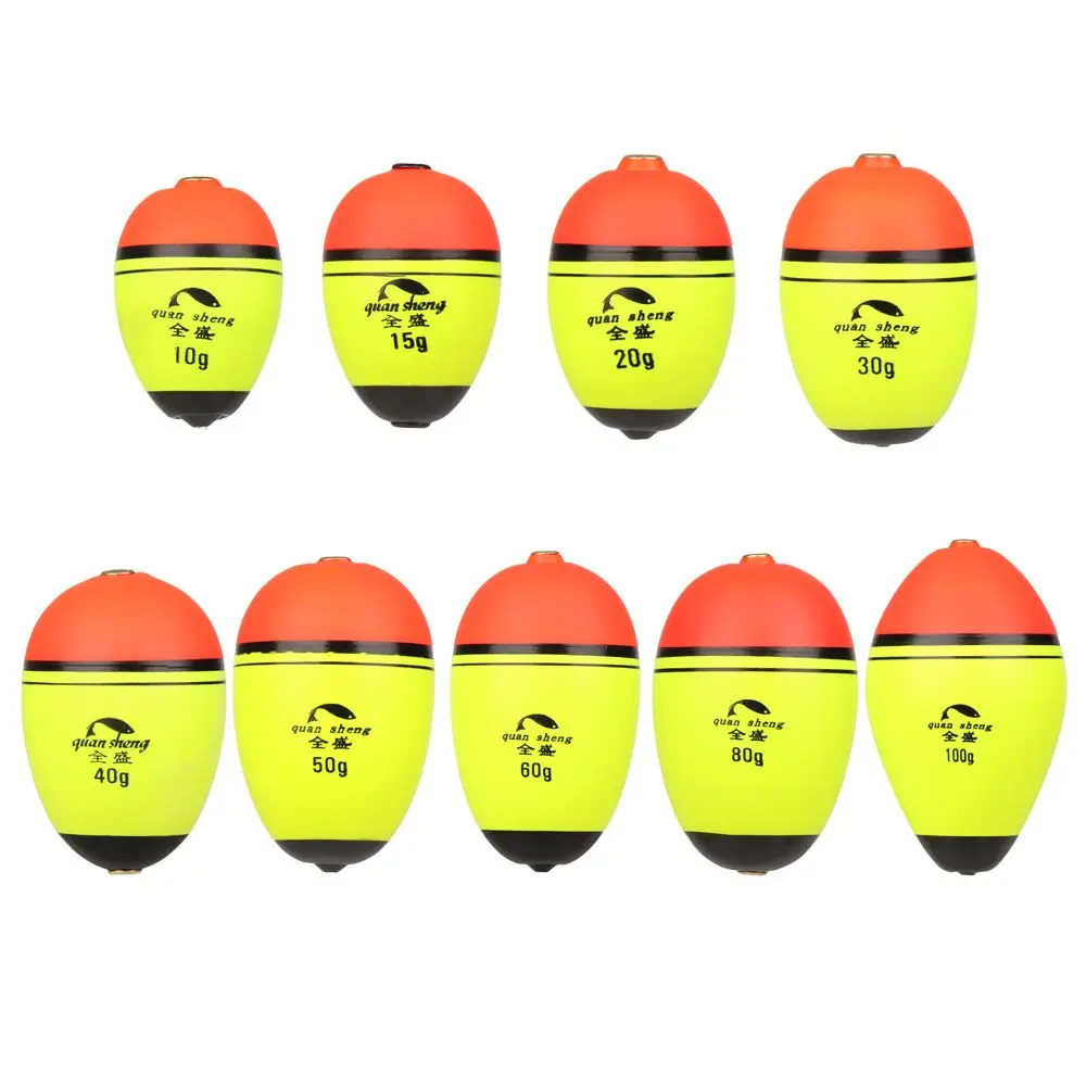 

Long/oval Buoyancy Plastic Eva Foam Ball Boia Fishing Float Bobber