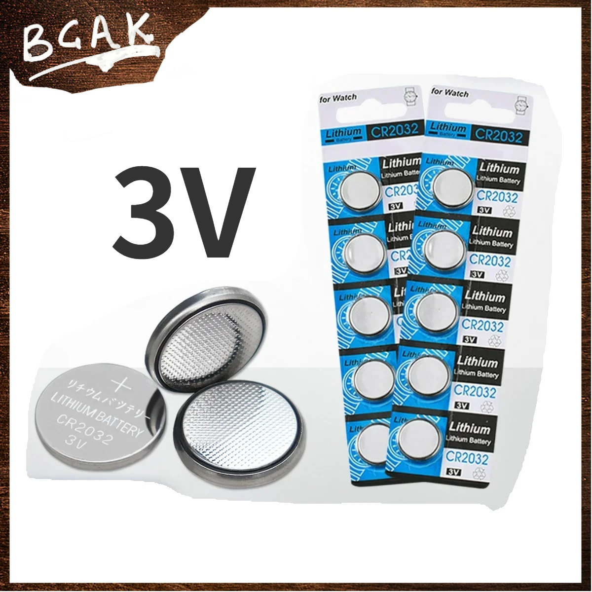 

Free Shipping BCAK Original CR2032 210mAh 3V Lithium Battery Button Cell 5/15/20/25PCS for Watch Toy Car Key Calculator Remote C