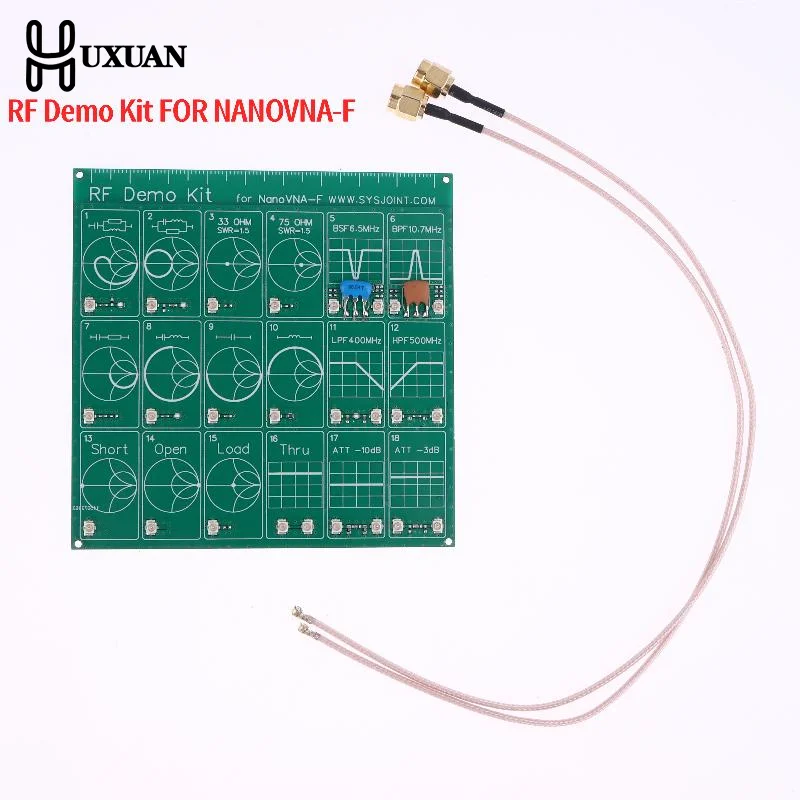 RF テストボード、18 機能モジュール RF デモキット NanoVNA テストフィルタ ベクトル ネットワーク アナライザ ボード アッテネータ