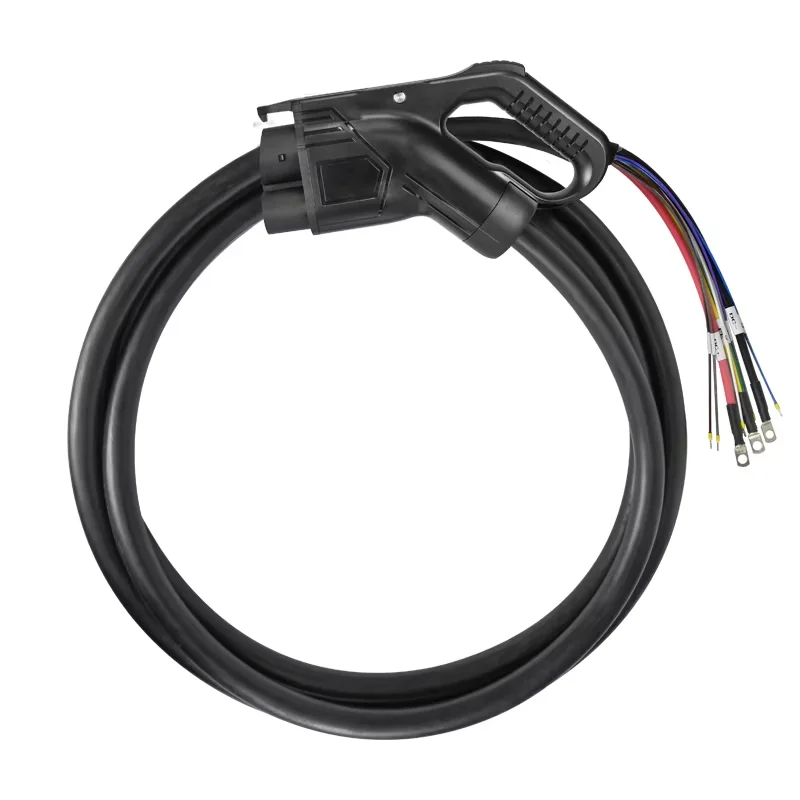 Anti-Theft Anti-Cut EV Charging Cable Durable Electric Vehicle Charger Cable for Public Commercial Charging Stations