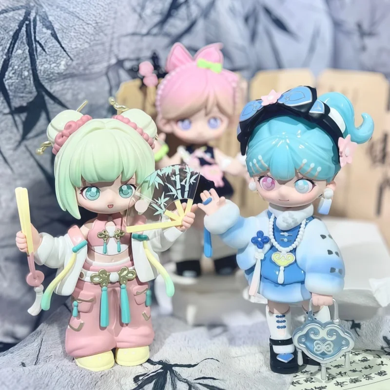 Spot Simontoys Oriental Overture Chinese Style Series Girls' Festival Gift Blind Box Handmade Ornament Trendy Play Action Doll