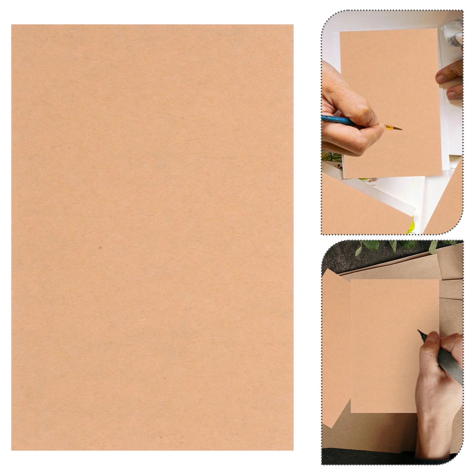 

100 Pcs Blank Postcard Business Printer Greeting Postcards Board Game Index Flash for Printing Paper Jam