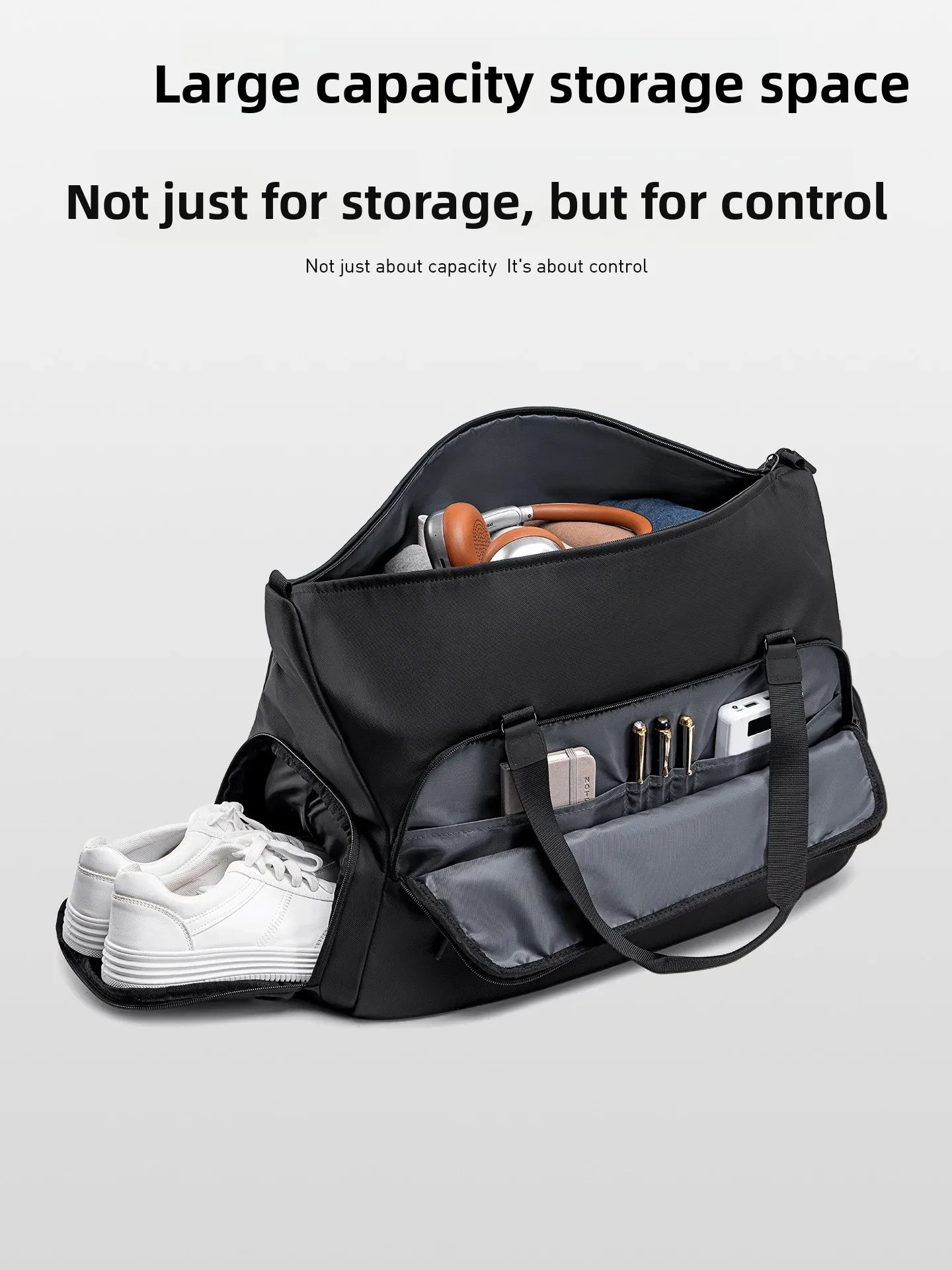 Lightweight Sport Fitness Bag Men's Waterproof Business Travel Bag Large Capacity Handheld Single Shoulder Luggage Bag