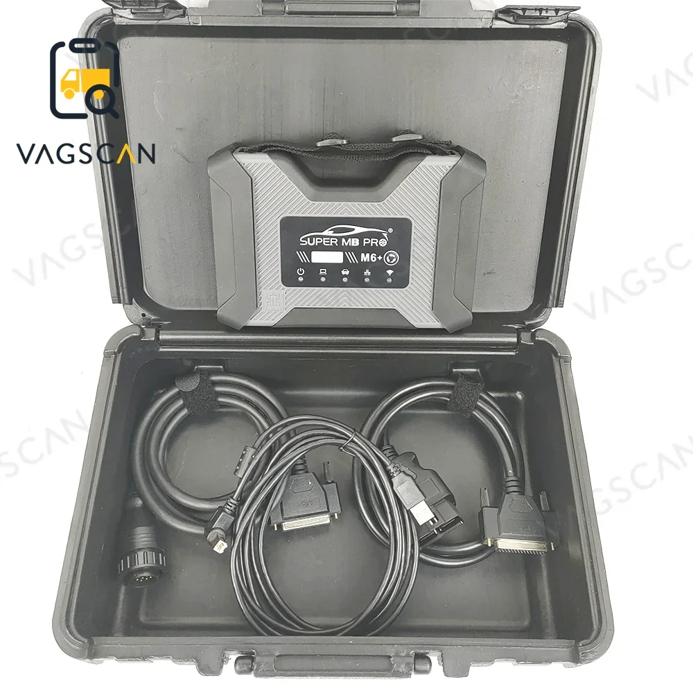

2025 SUPER MB PRO M6+ Беспроводной диагностический инструмент Star с мультиплексором + Lan + OBD2 16-контактный основной тестовый кабель с SSD