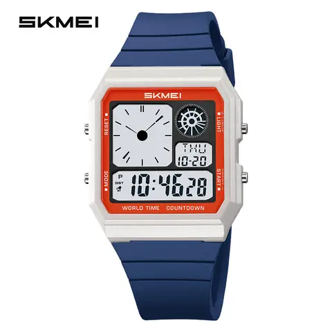 SKMEI 2347 Fashion Sports Summer Time Male Female Students Waterproof Outdoor Simulated Pointer Electronic Watch reloj hombre
