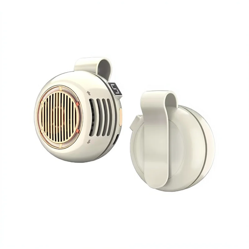 Hands Free Hanging Neck Fan Portable Usb Cooling Blower Clip On Waist Mini Wearable Cooler For Office Summer Outdoor Travel