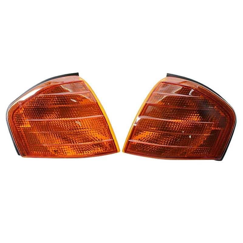

For 1994-2000 Mercedes W202 C220 C230 C36 Set Of 2 Turn Signal Assemblies Side Lens 2028261243 2028261143