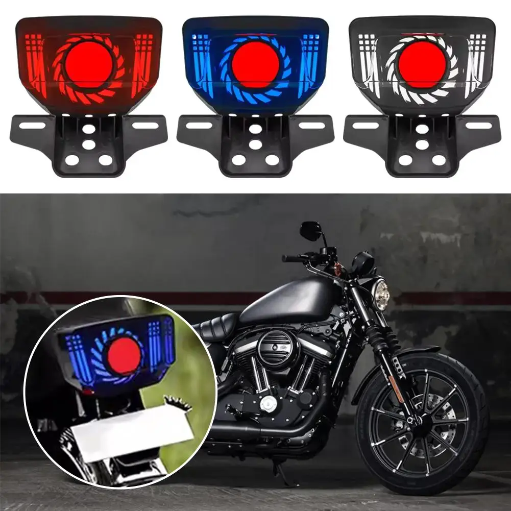 NEW Motorcycle LED Tail Lights Integration Tail Lamp With Dynamic Flash For Honda CG125 TMX125/155 CG CD CT Rear Light For H3C5