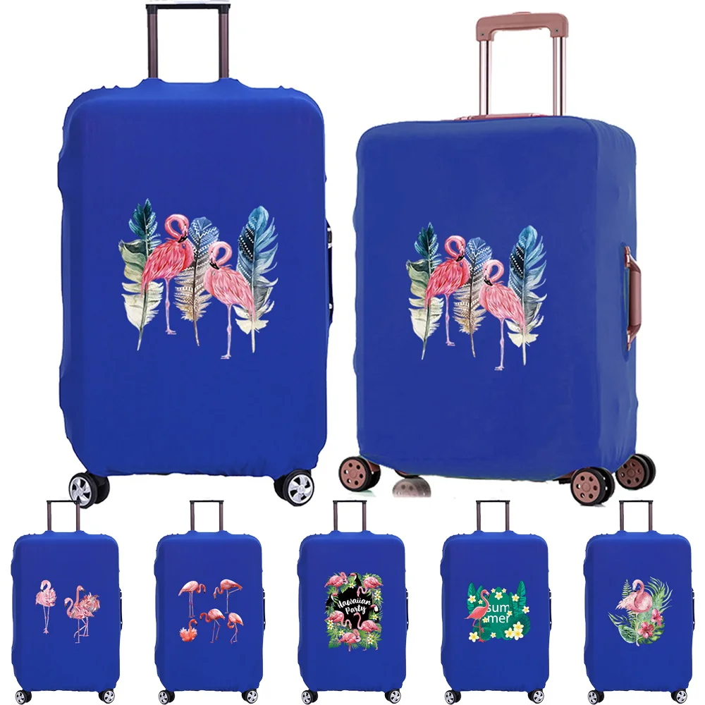 

Suitcase Protective Cover Trolley Travel Suitcase Elastic Dustroof Cover Apply To 18-28 Inch Luggage Flamingo Series Pattern