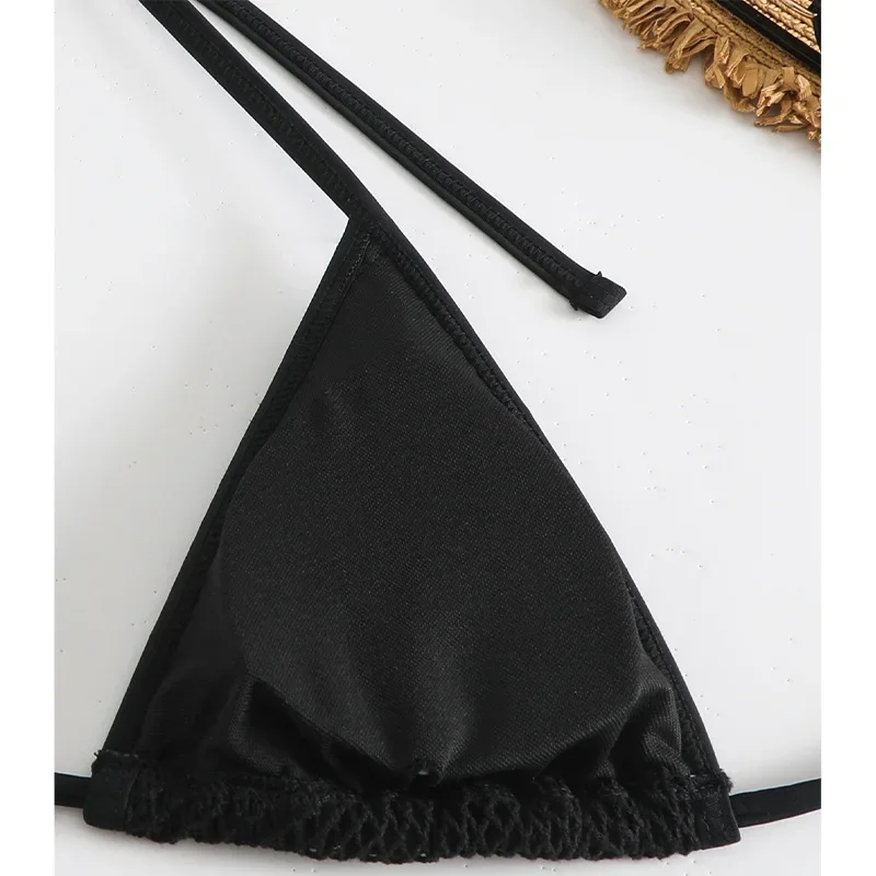 3 ชิ้น Halter บิกินี่ 2025 ผู้หญิงชุดว่ายน้ําชายหาด COVER-UPS ชุดว่ายน้ําเซ็กซี่หญิงชุดว่ายน้ําว่ายน้ําชุดว่ายน้ําชายหาด