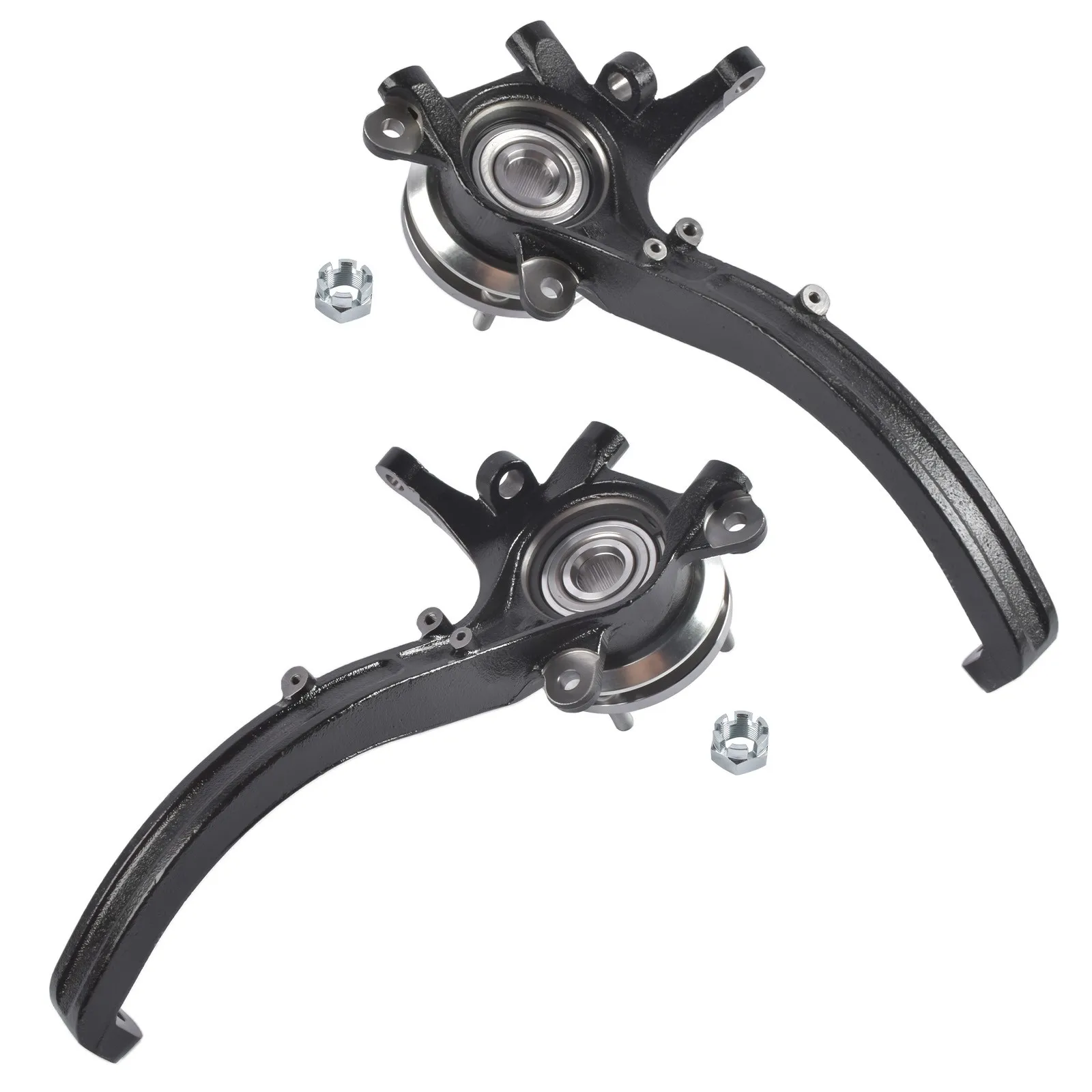 AP02 Pair Front Steering Knuckle & Wheel Hub Bearing Assembly for Kia Optima Hyundai Sonata 2002-2005 5171539600 5171639600