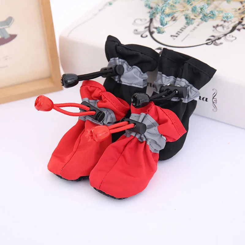 1 Par de Cubrepatas Impermeables para Perros con Suela Suave, Ideales para Perros Pequeños y Medianos, Protección Antideslizante para las Patas