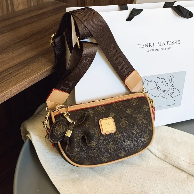 

2025 Новая женская сумка для пельменей премиум-класса - маленькая сумка-мессенджер в стиле ретро, темпераментный универсальный модный стиль через плечо