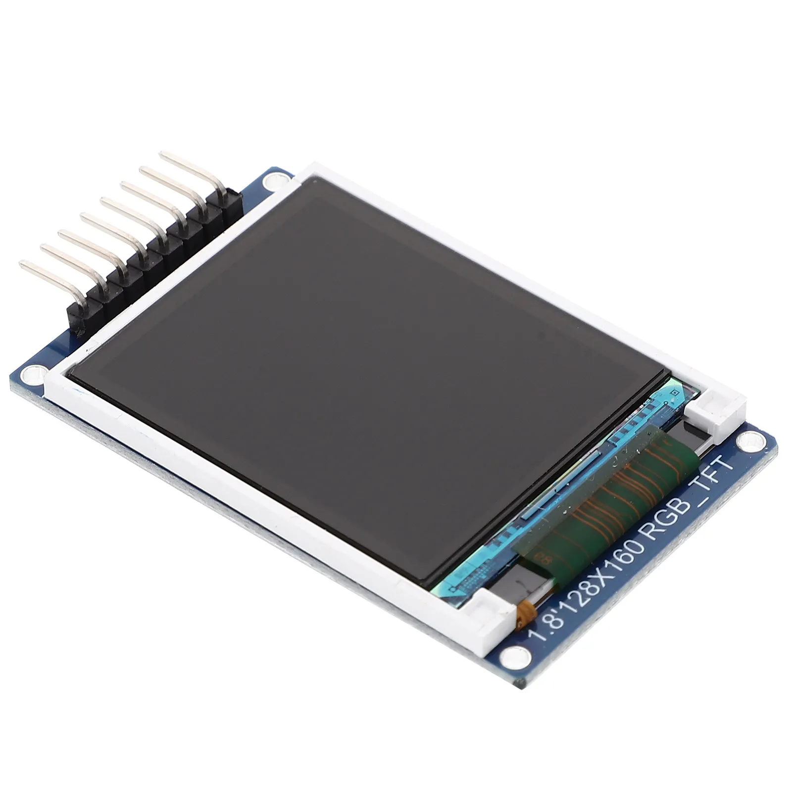 

1,8-дюймовый ЖК-дисплейный модуль ST7735S SPI, разрешение 128x160, 262K цветов, трансмиссионная светодиодная подсветка (нормально белая), 5В/3,3В TTL