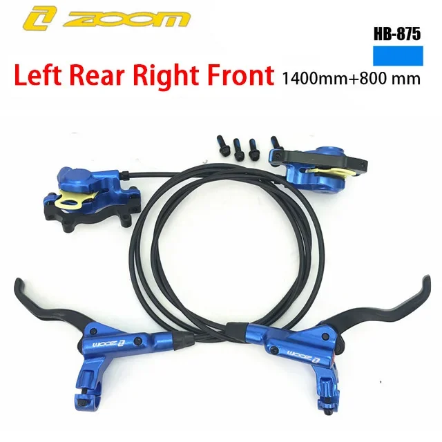 ZOOM HB875 MTB Fiets Hydraulische Schijfrem Set 800/1400mm Links Voor/Rechts Achter Mountainbike oliedruk