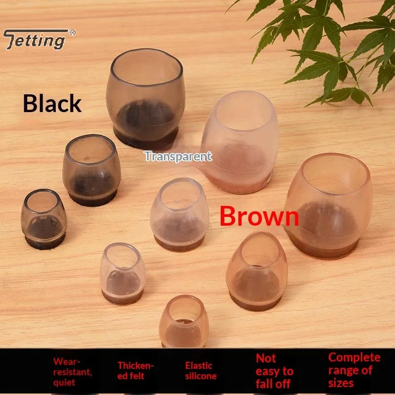 8Pcs Silicone Furniture Non-Slip Legs Pads Chair Leveling Feet Mat Hardwood Floors From Scratches Protectors Mat Home Decor