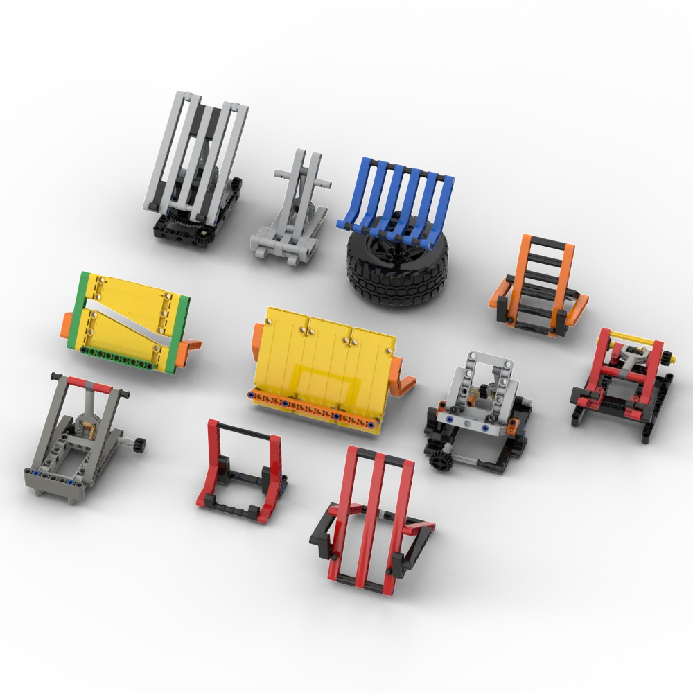 Soporte creativo para teléfono móvil, juego de bloques de construcción MOC, haz de orificio de Pin, montaje de engranaje de ángulo ajustable, soporte, ladrillos, juguetes, regalo