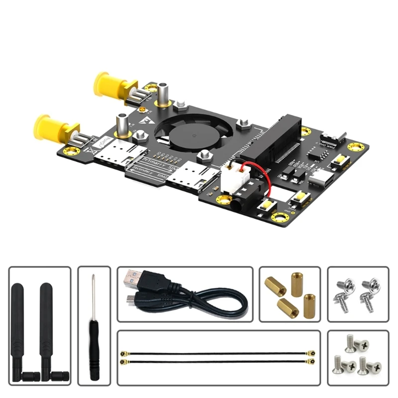 

Efficient 3G LTE Base HAT Expansion Card with Cooling Fan Enhances Your Board's Capabilities B0KA