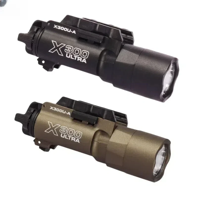 Açık Taktik SF Silah X300 X300U Ultra Metal Tabanca Tabanca Strobe LED Işık Fit 20mm Ray Airsoft Silah Avcılık El Feneri