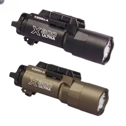 Açık Taktik SF Silah X300 X300U Ultra Metal Tabanca Tabanca Strobe LED Işık Fit 20mm Ray Airsoft Silah Avcılık El Feneri