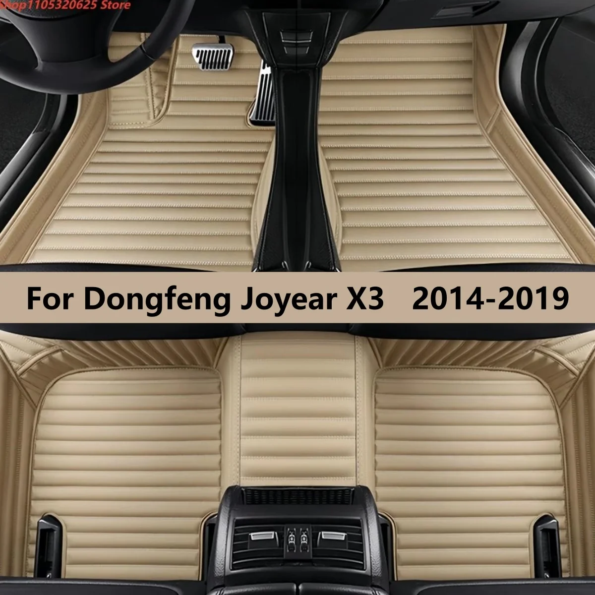 

Car floor mats For Dongfeng Joyear X3 2014 2015 2016 2017 2018 2019 Custom auto foot Pads automobile carpet cover accessories