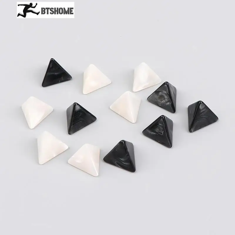 

10 Pcs/set White 4 Side Blank D4 Dice Diagonal Diameter 22mm DIY Board Game Accessories Teaching Mathematical Tool