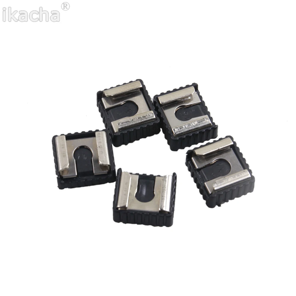 5Pcs แฟลชอะแดปเตอร์ Speedight แฟลชร้อนเย็นรองเท้า Bracket Mount Adapter 1/4 "สกรูสำหรับสตูดิโอ speedight ขาตั้งกล้อง