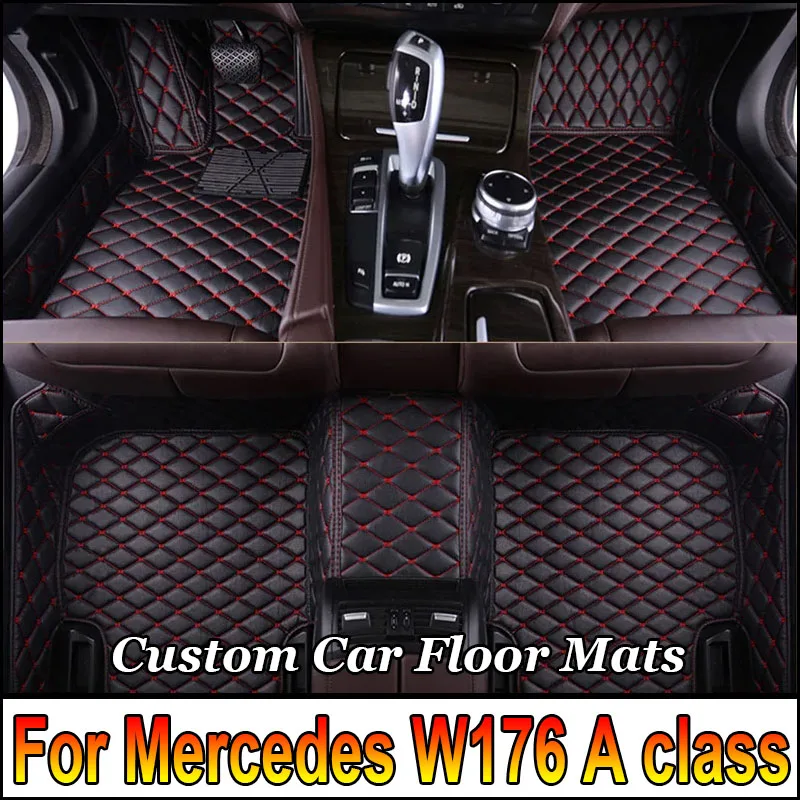 

Автомобильный напольный коврик под заказ для Mercedes W176 A class 2013-2019, детали интерьера, автомобильные аксессуары, ковер