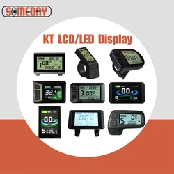 Electric Bicycle KT LCD led Display Waterproof SM Plug 24V36V48V72V LCD3 LCD8H LCD10H LCD11 LED880 For Kunteng Ebike Display