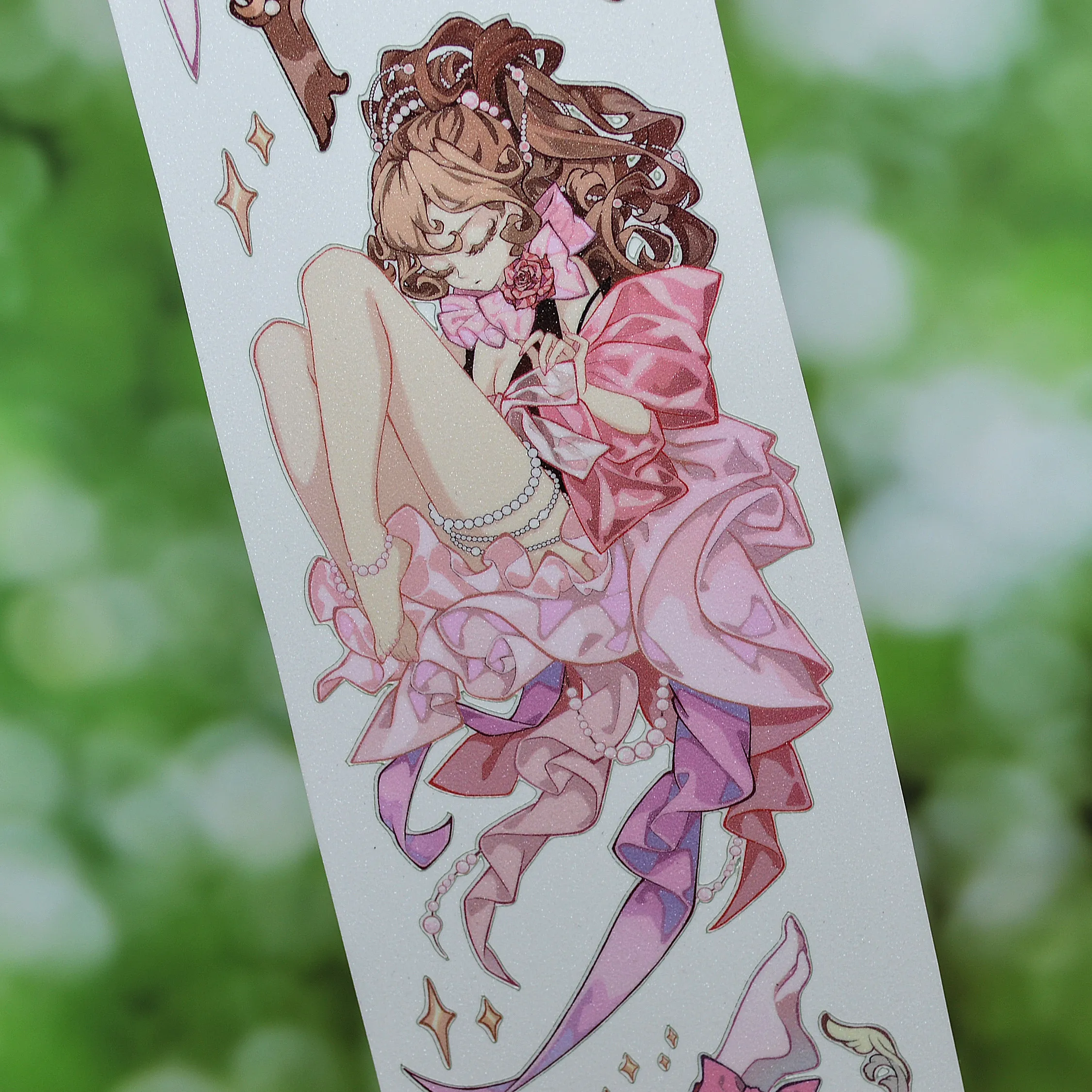 9.3 OKMT Synthetic Paper Die Cut Figure Journal Washi Tape Girl Decoration Sticker DIY Moment Eternity