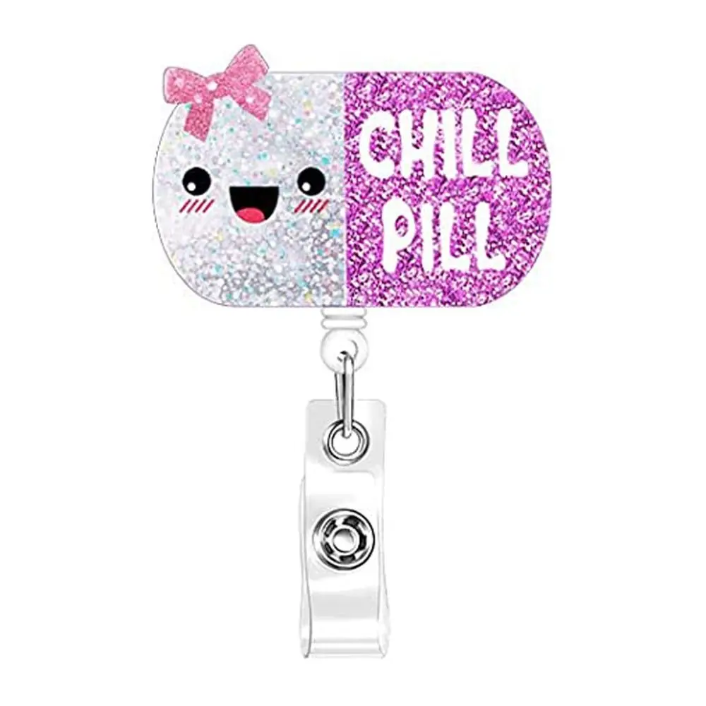 

Nurse Doctor Name Card Holder Work Card Clips Retractable Badge Reel ID Card Clips Nurse Badge Holder Hospital Badge Holder