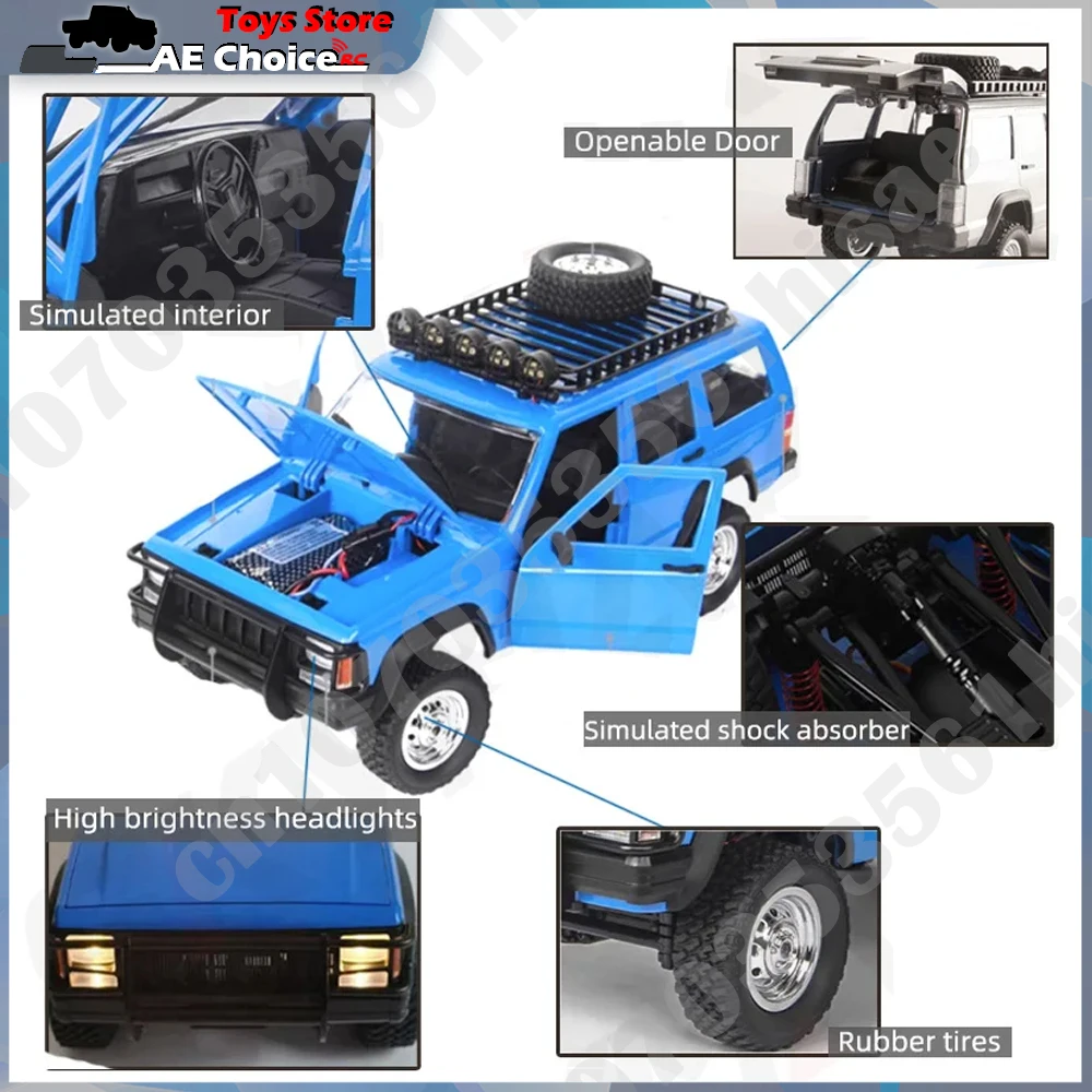 MN78 1:12 Full Scale MN Model RTR Version RC Car 2.4G 4WD 280 Motor Proportional Off-Road RC Remote Control Car for Boys Gifts