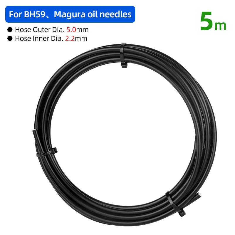 Deemount 2,0/2,2/2,5 mm Innendurchmesser. Ölschlauch 2,5/5,0 m 3-lagiger Ölschlauch für BH59 BH90 Sram Magura Tektro Bike hydraulische Scheibenbremse